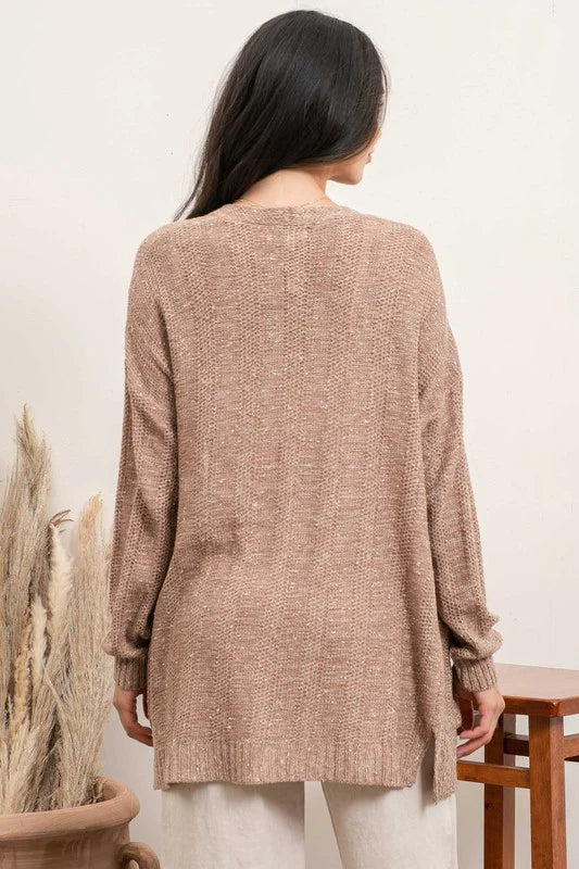 Vertical Knit Cardigan