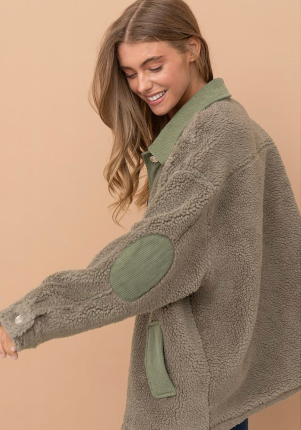 COZY SHERPA OVERSIZED JACKET