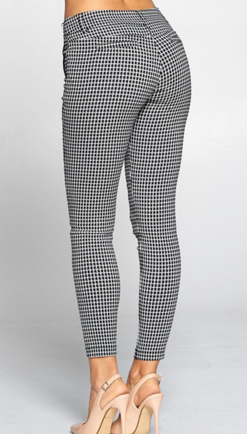 TROUSER JACQUARD OFFICE PANTS