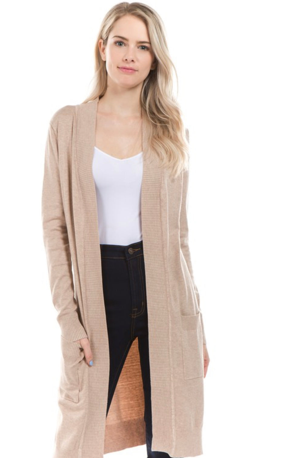 Long Open Cardigan