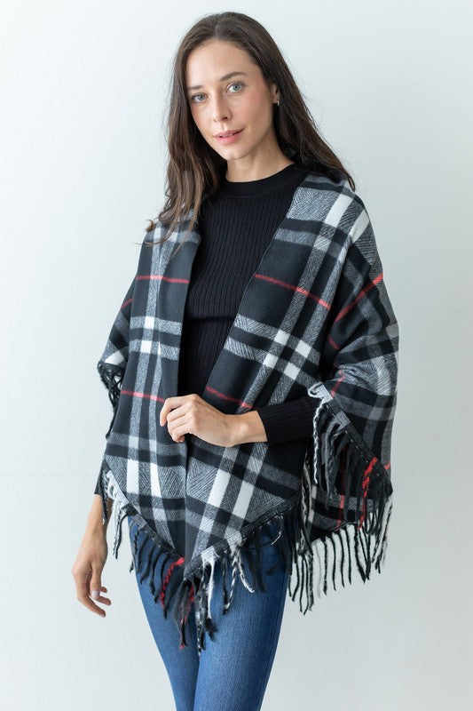 Plaid Square Scarf