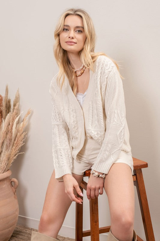 V-Neck Cardigan