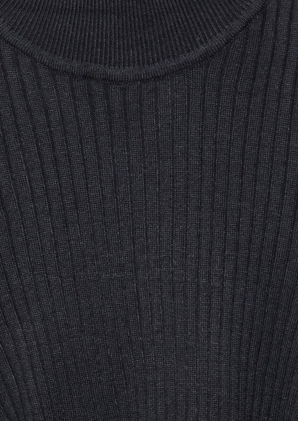 Solid Basic Casual Fitted Turtleneck