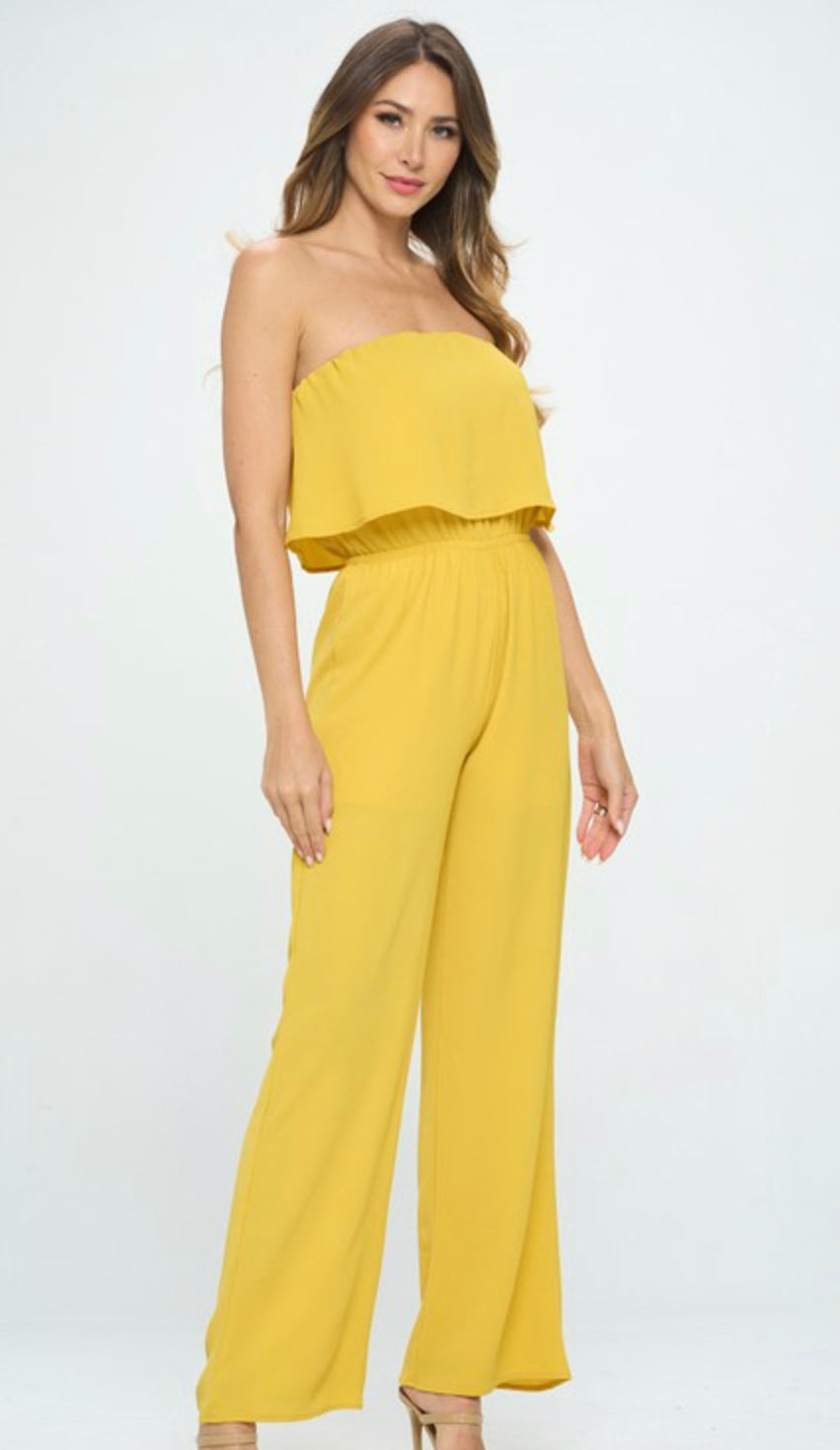 Crepe Tubed Jumpsuit