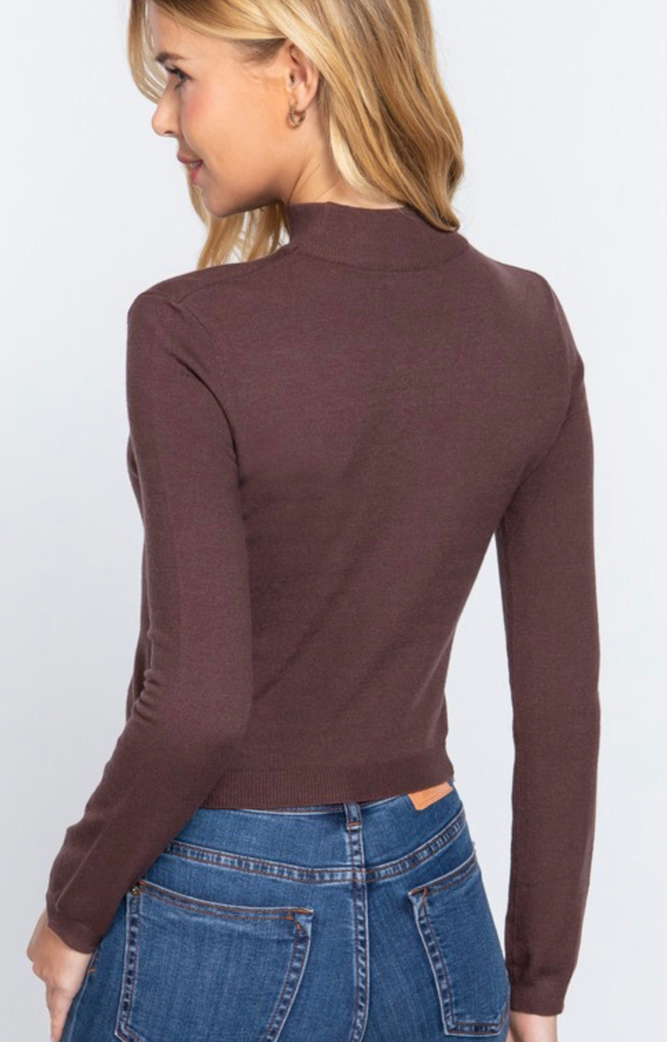 Mock Neck Long Sleeve