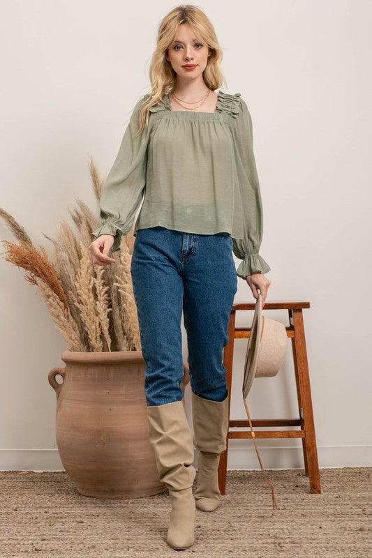 Square neck Blouse