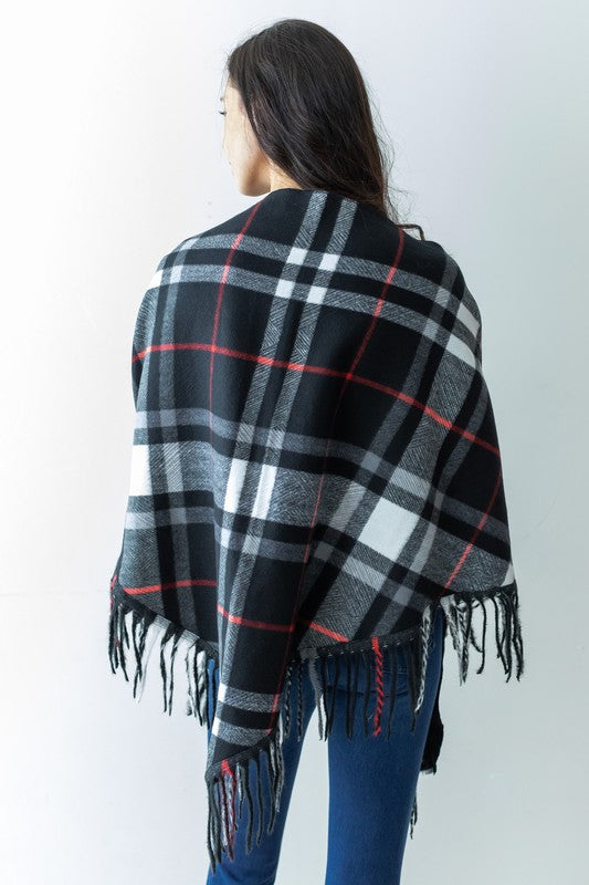 Plaid Square Scarf