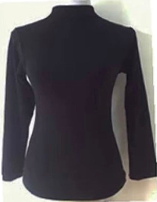 Seamless Long Sleeve Mock-Neck