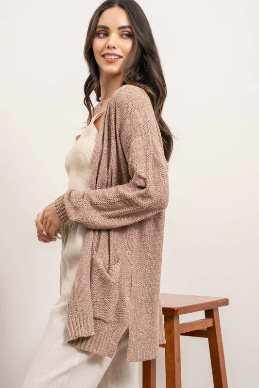 Vertical Knit Cardigan