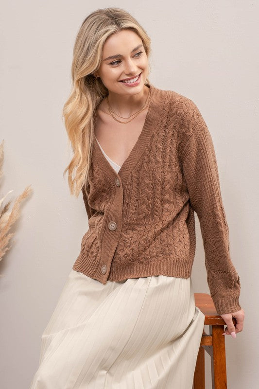 V-Neck Cardigan