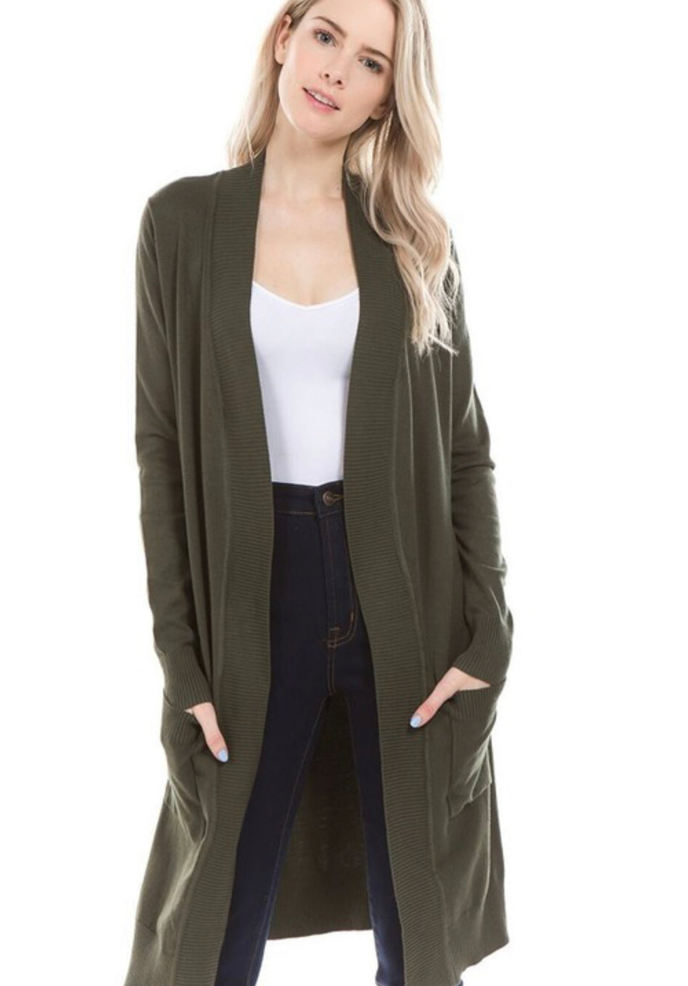 Long Open Cardigan