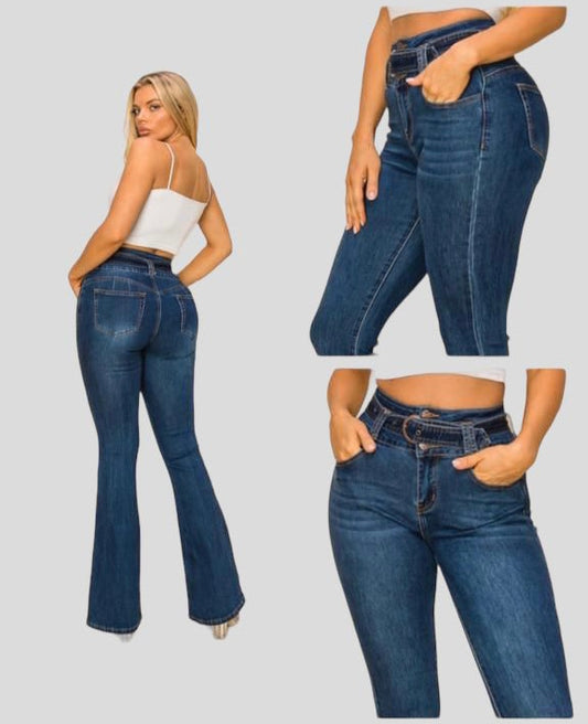 Jeans Womens High Waisted Bell