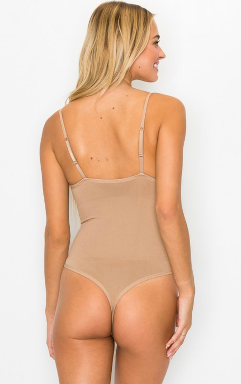 PLUNGED SWEETHEART CAMI BODYSUIT