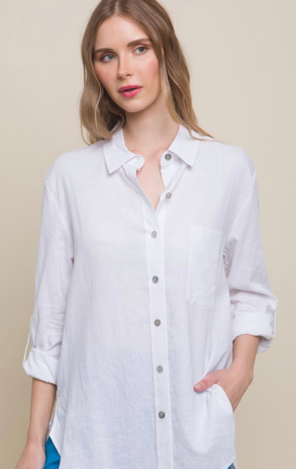 Loose Fit Linen Shirts