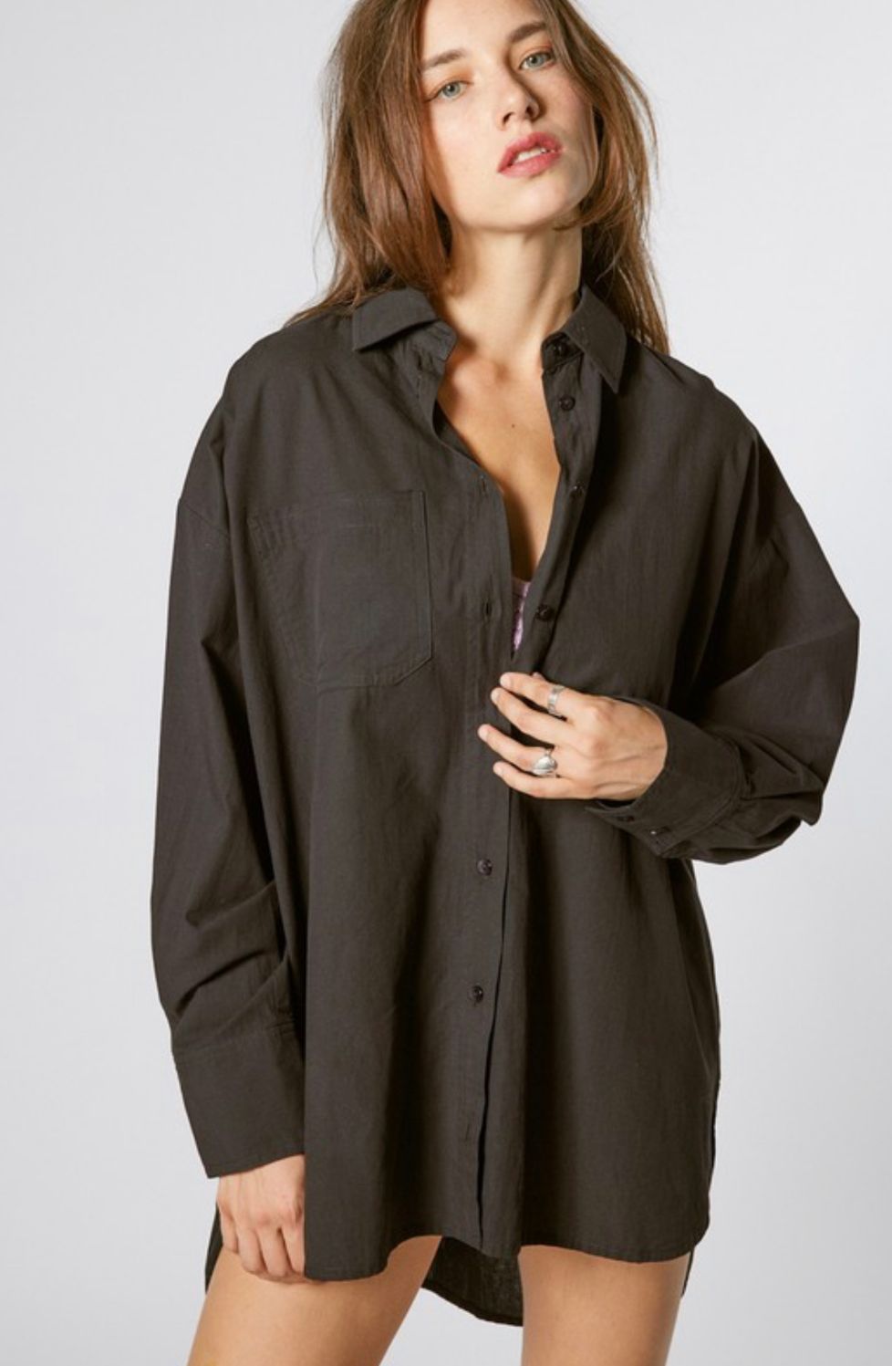 Oversized Button Up