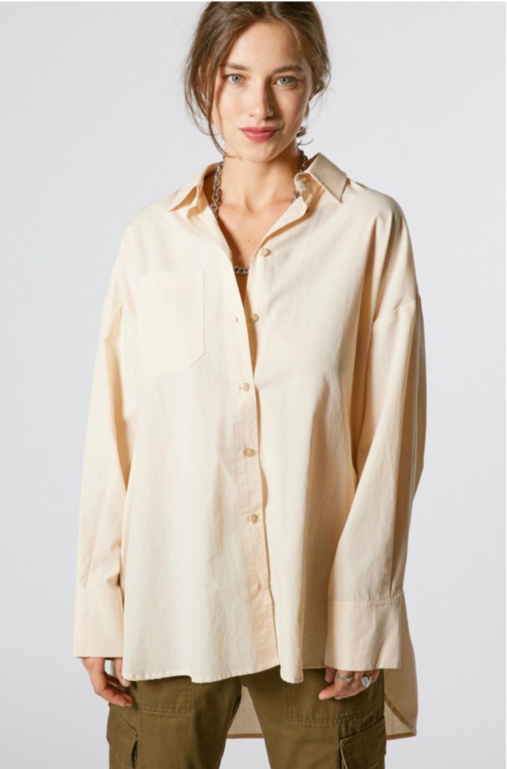 Oversized Button Up